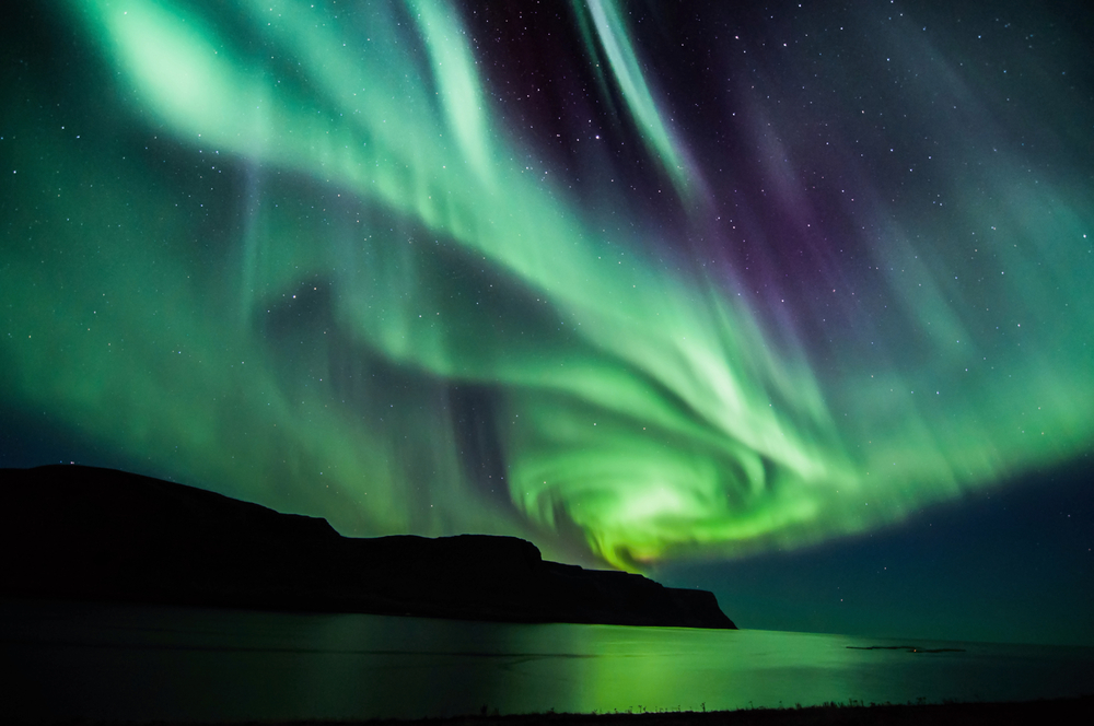 Iceland's mysterious Northern Lights in the fall