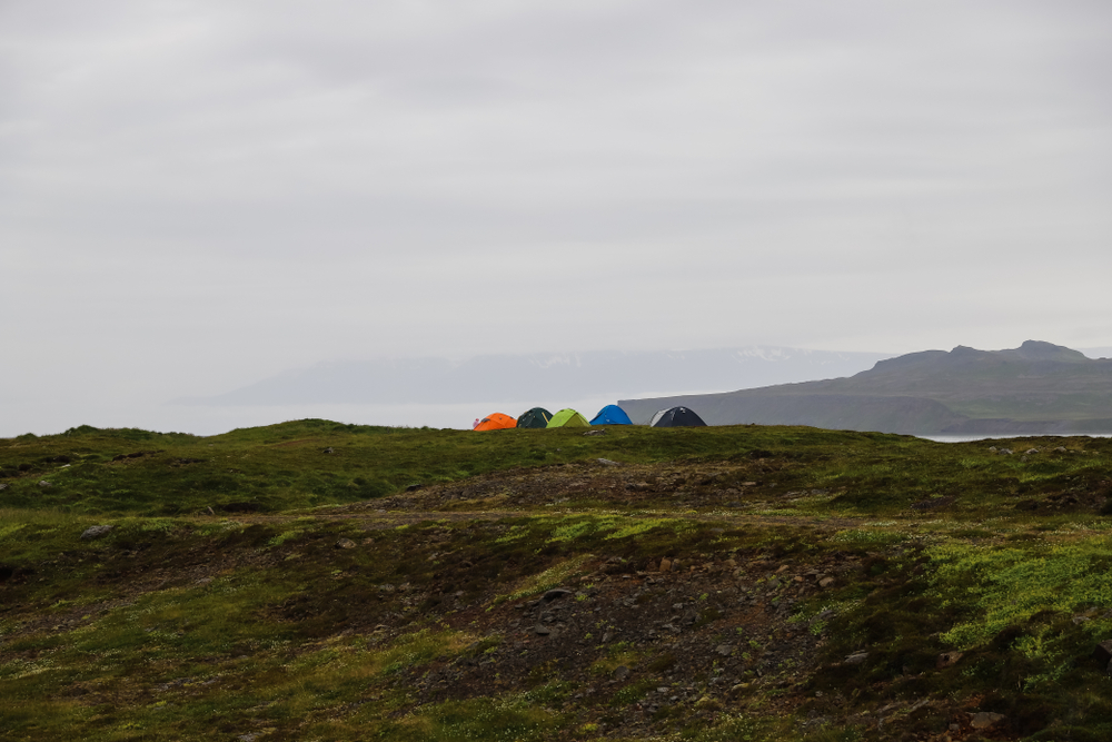 Many Icelandic campsites have zones for wild camping