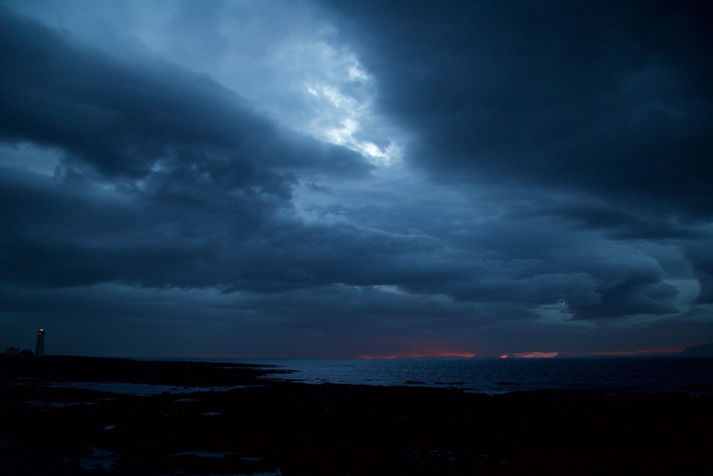Reyjavik sky during solstice