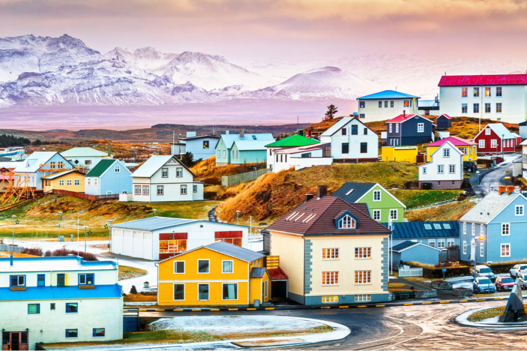 Iceland cities and towns like Stykkishólmur are highlights to visit